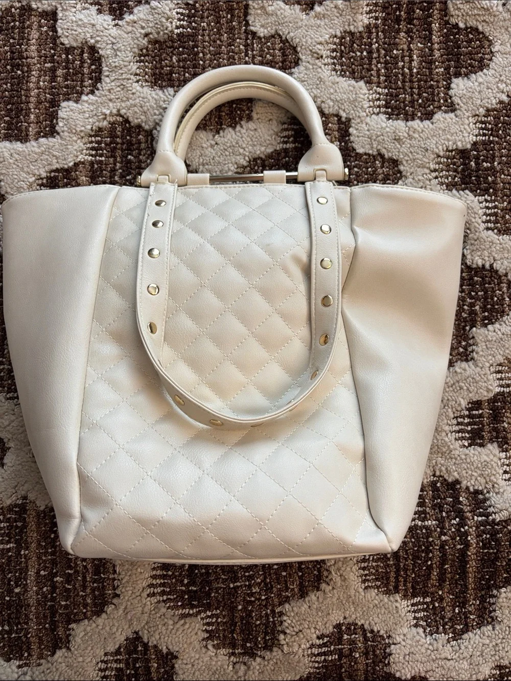 Rampage quilted cream